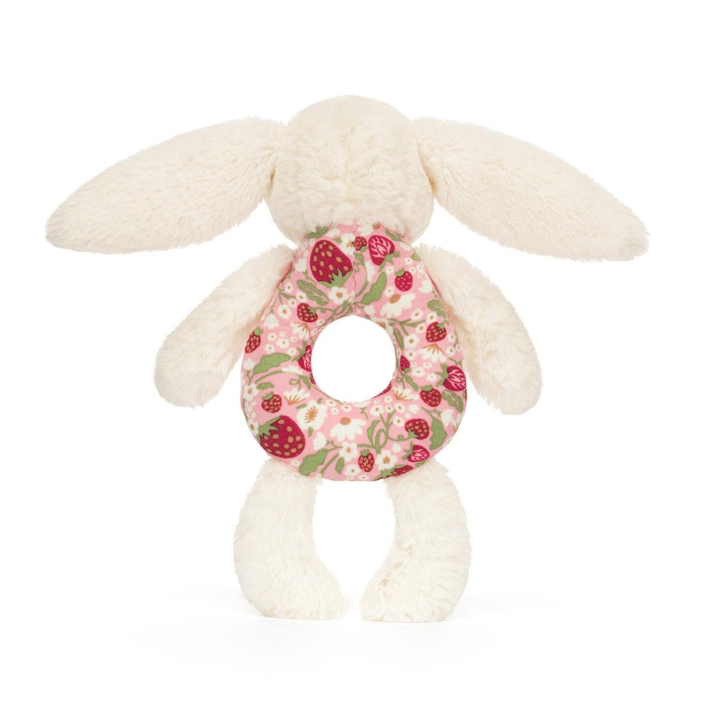 Blossom Cream Bunny `Berry` Ring Rattle