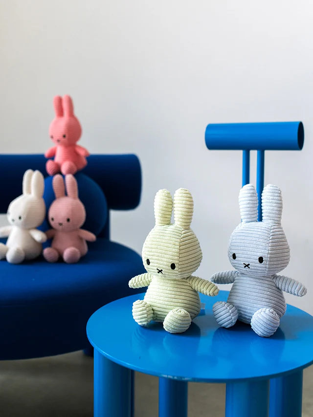 Miffy ECO Corduroy Ice Blue 23 cm