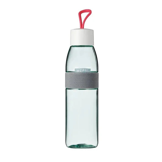 Trinkflasche Ellipse 500 ml - Weiß/Rot