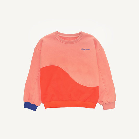 Sweater - coral pink + red hat - wonders of the deep sea