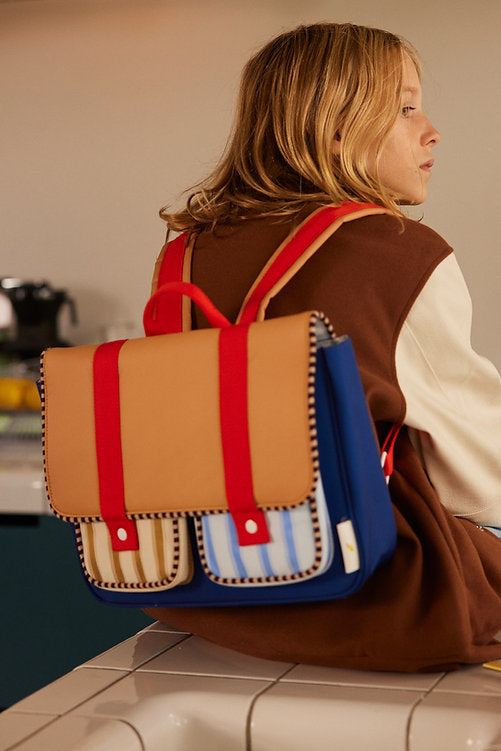 Schulranzen  Jane Beige + Ned Blau