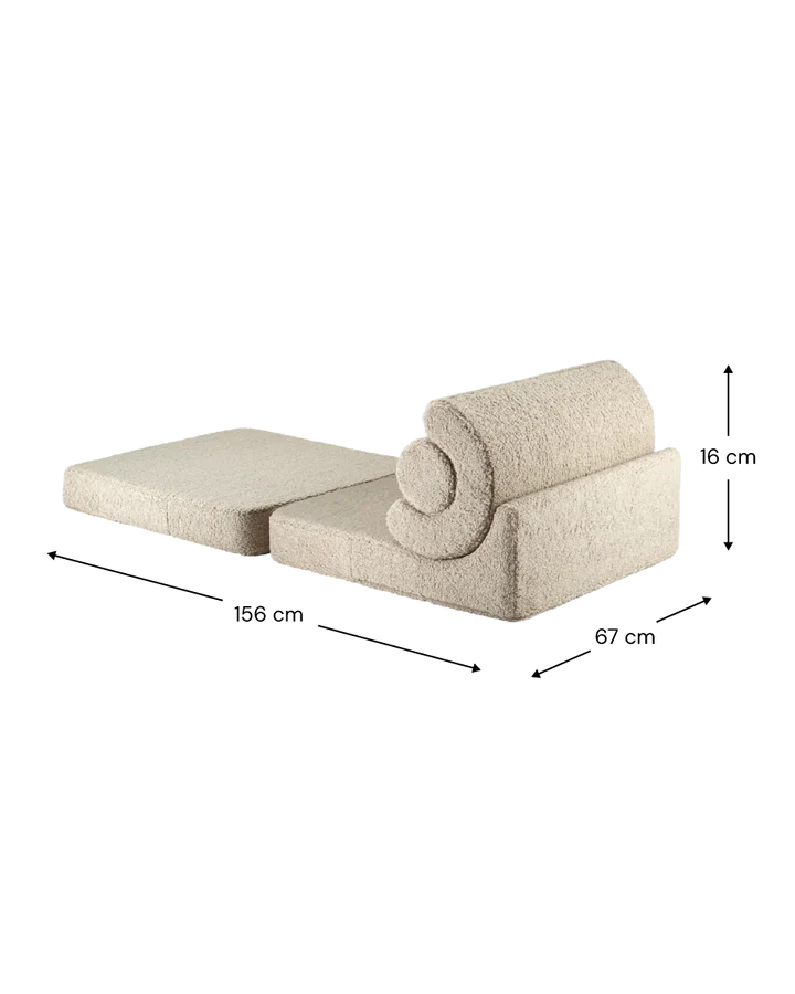 Flipster Lounger Teddy verschiedene Farben