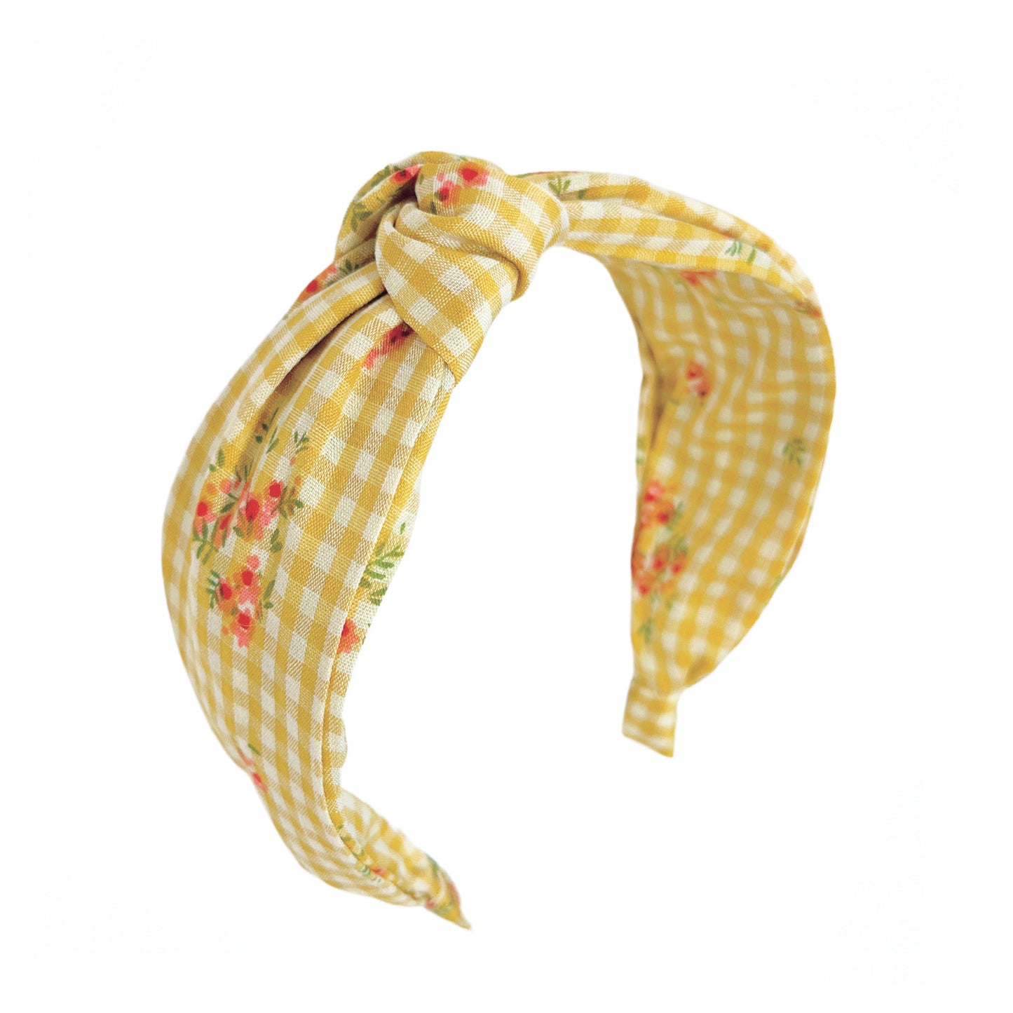 Floral Gingham Haarband