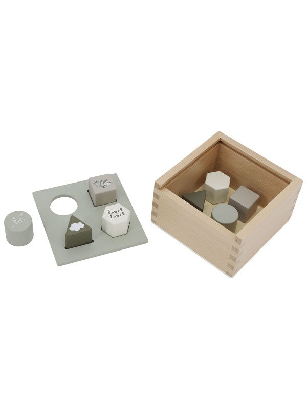 Shape sorting Box - Olive Green