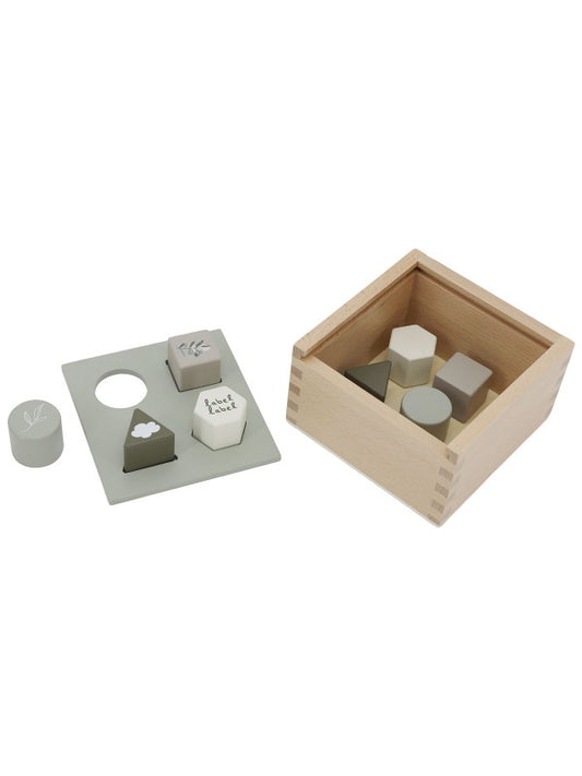 Shape sorting Box - Olive Green
