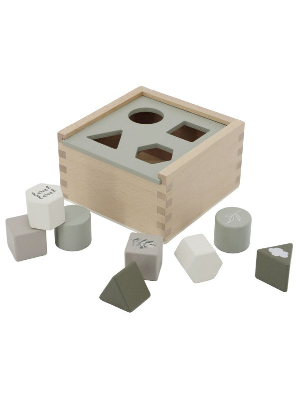 Shape sorting Box - Olive Green