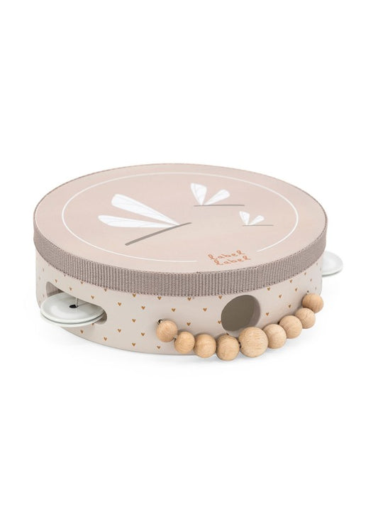 Wooden Tambourine - Nougat
