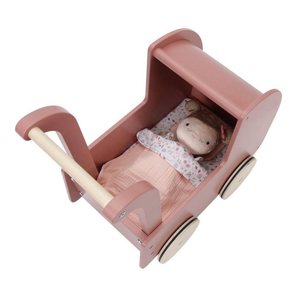 Puppenwagen mit Babypuppe Rosa