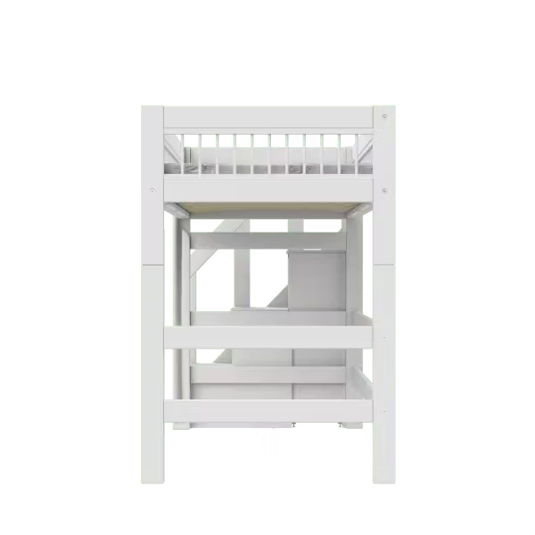 Mittelhochbett mit Treppe - Breeze