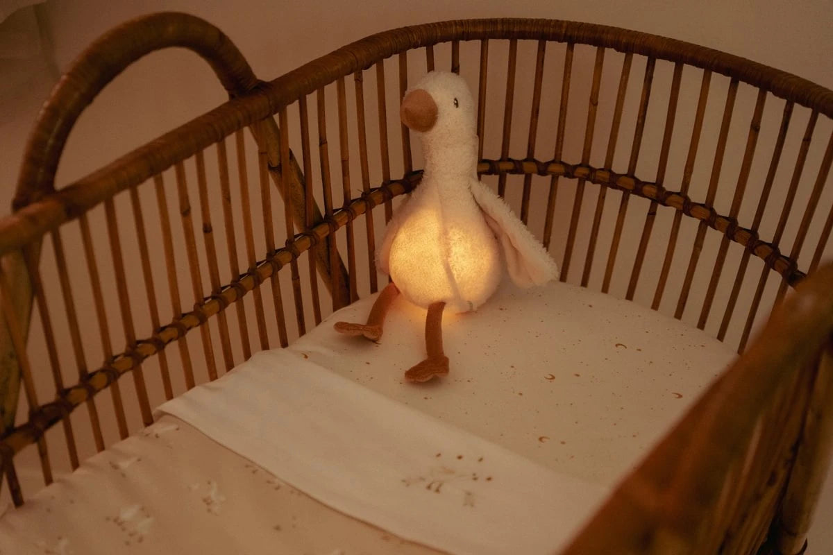 Kuschel Gans mit Nachtlicht - Licht & Sound