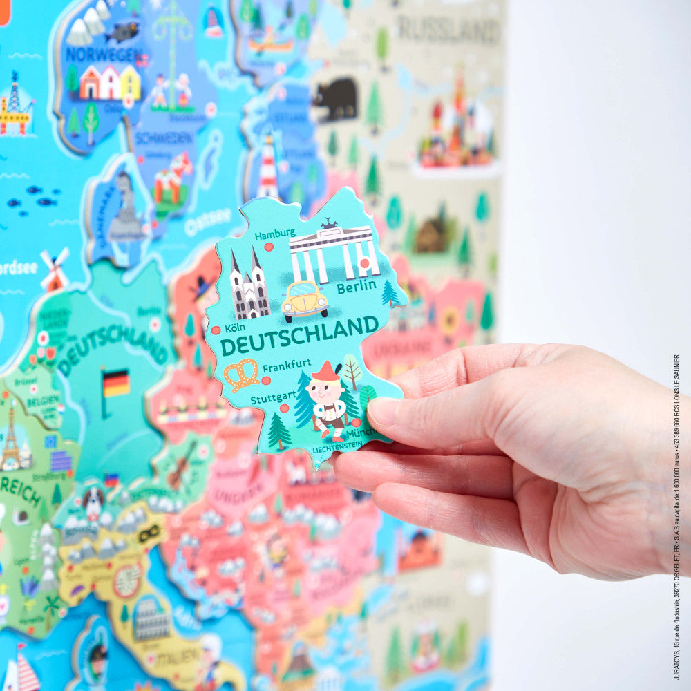 Magnetisches Land-Puzzle "Europa"