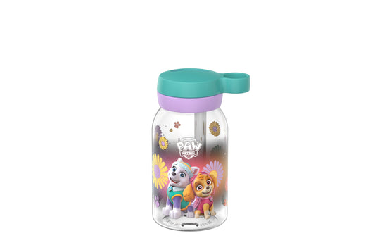 Trinkflasche mit Trinkhalm 450 ml Paw Patrol Girls
