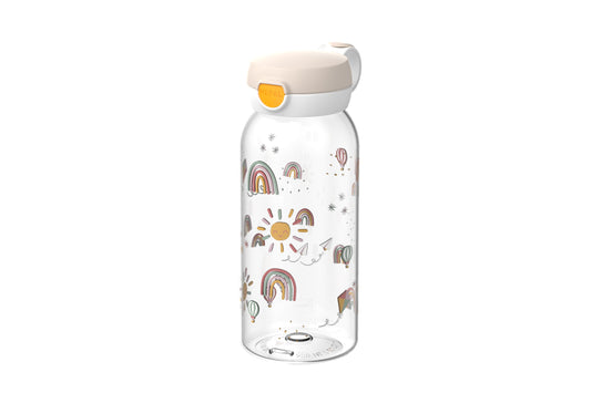 Trinkflasche mit Klappdeckel campus 600 ml sunshine & rainbow