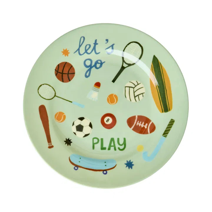 Melamine Teller mit Print versch. Designs