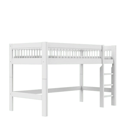 Breeze Halbhohe Kinderbett mit Leiter 90x200 cm
