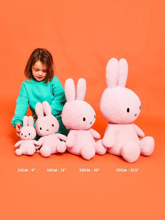 Miffy ECO Corduroy Pink 23 cm