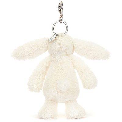 Blossom Cream Bunny 'Berry' Bag Charm