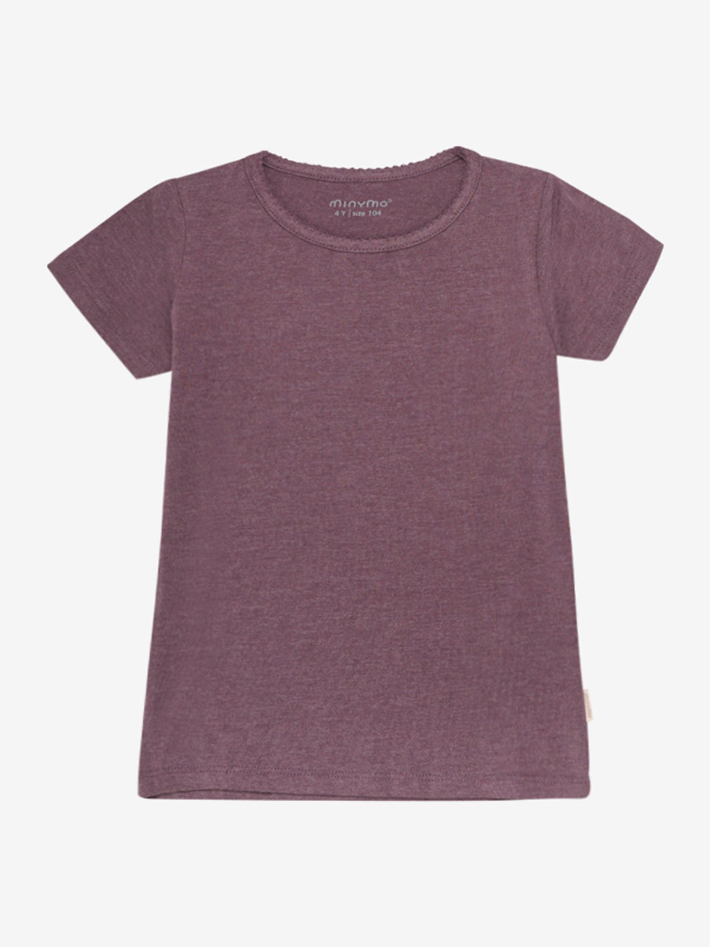 Anschmiegsames T-Shirt Zackenborde Baumwolle 3 Farben