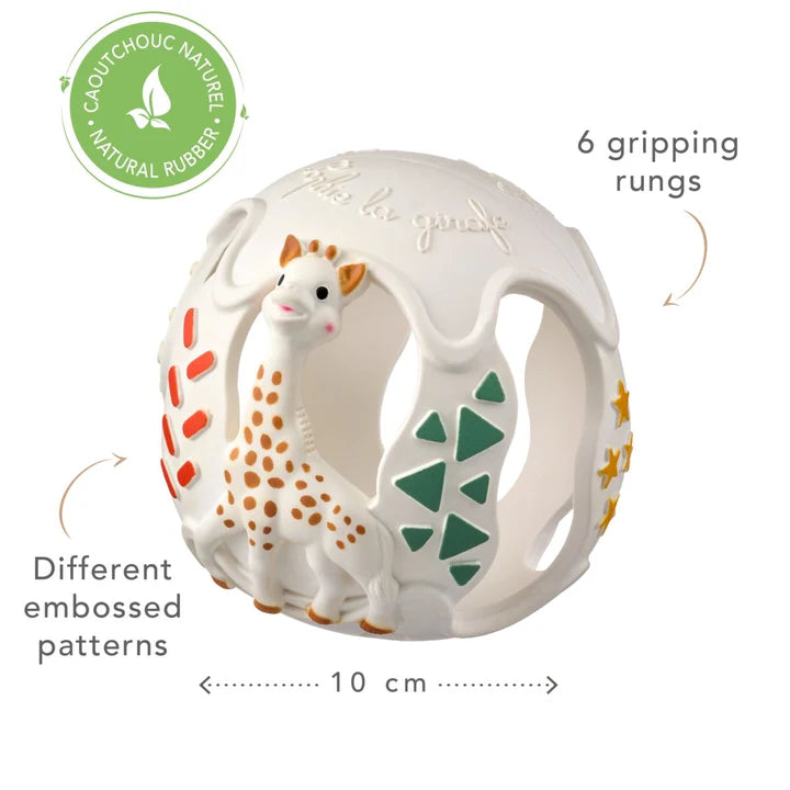 SOPHIE LA GIRAFE  5 SINNE sensoring teething ball