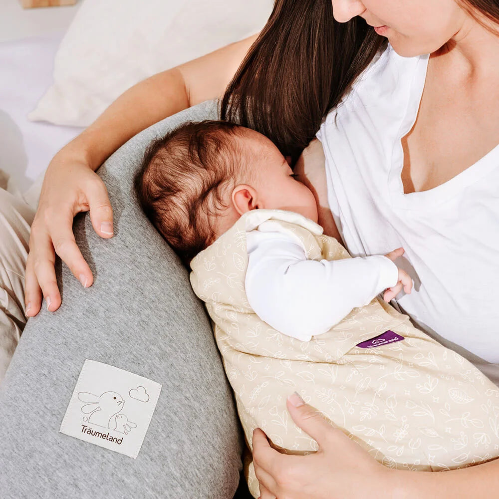 Stillkissen grau meliert