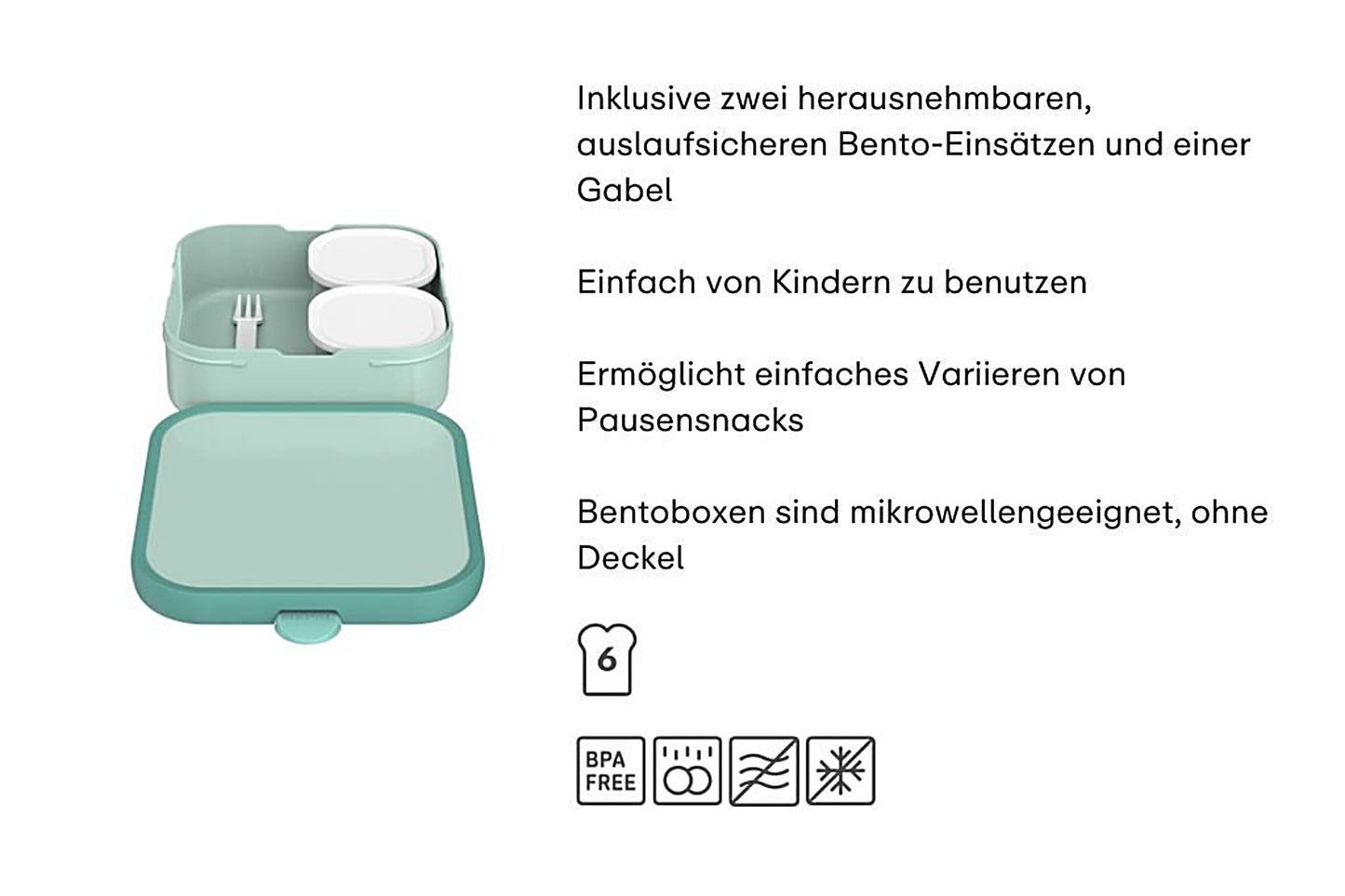 Mepal Bento Brotdose Campus groß 8 Motive
