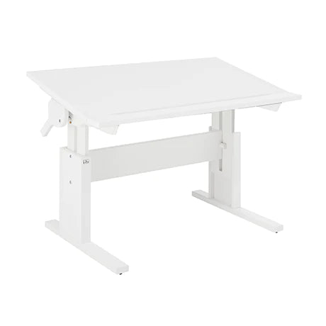 Höhenverstellbarer Schreibtisch mit neigbarer Tischplatte