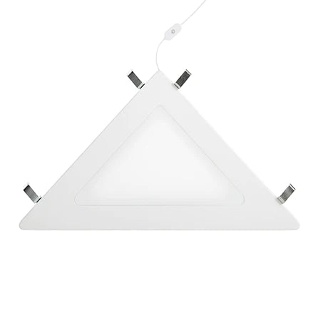 Eckablage mit LED-Licht / weiß