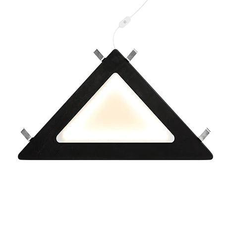 Eckablage mit LED-Licht / schwarz