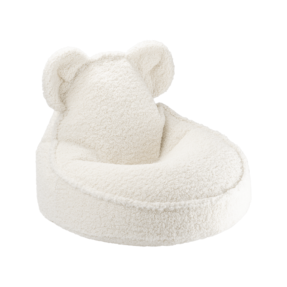 Cream White Bear Beanbag