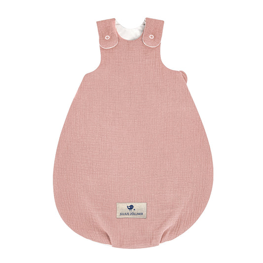Koon - Babyschlafsack aus Baumwollmusselin, Dusty Rose 74/80 - Bartels Kinderwelt GmbH & Co. KG