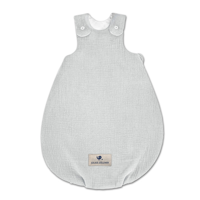 Koon - Babyschlafsack aus Baumwollmusselin, Grau 56/62 - Bartels Kinderwelt GmbH & Co. KG