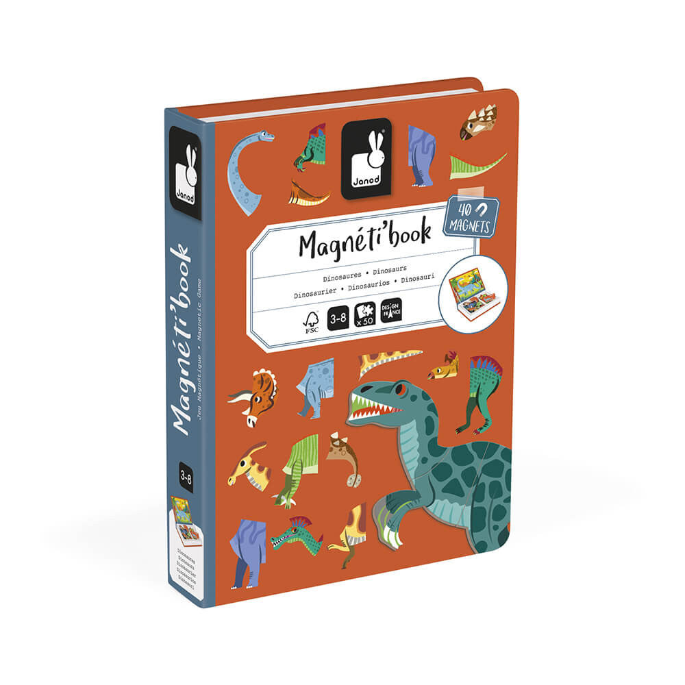 Magnéti'book Dinosaurier, 40 Magnete