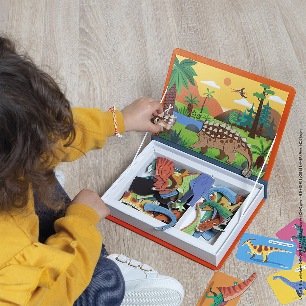 Magnéti'book Dinosaurier, 40 Magnete