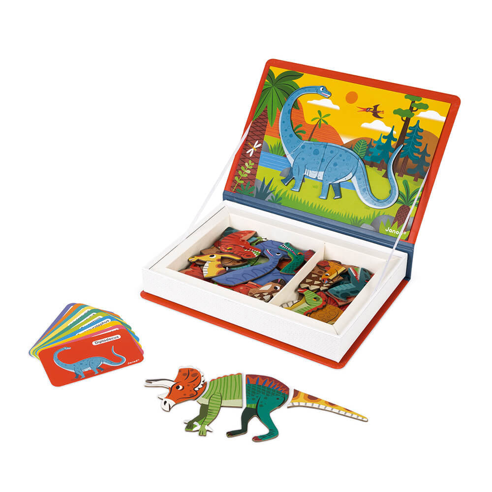 Magnéti'book Dinosaurier, 40 Magnete