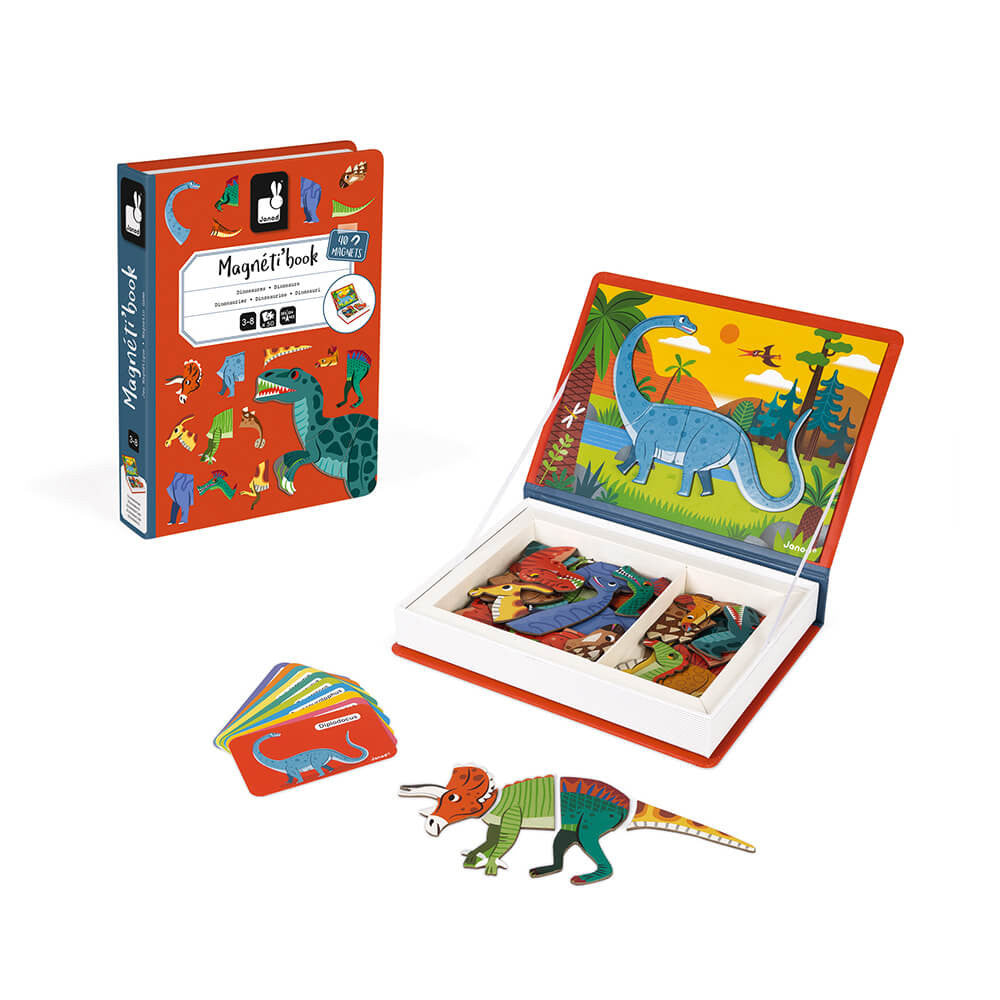 Magnéti'book Dinosaurier, 40 Magnete