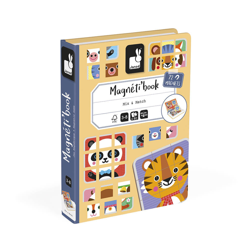 Magneti'book Mix & Match Tiere, 72 Magnete - Bartels Kinderwelt GmbH & Co. KG
